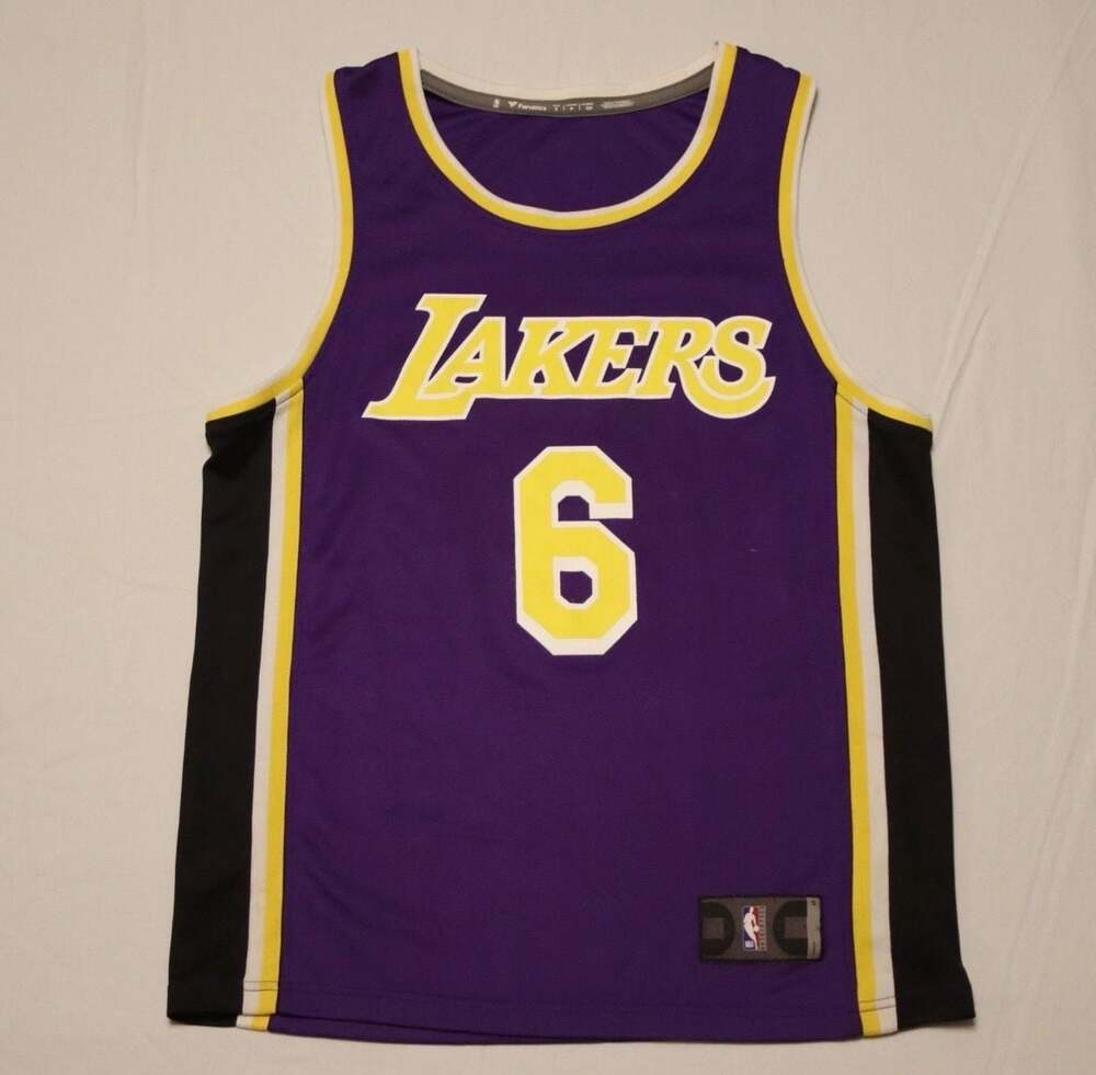 Fanatics Los Angeles Lakers LeBron James #6 Purple Basketball Jersey